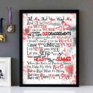 "The One" (Version 2)  Kodaline - Framed Lyrics Design