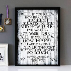 "Feels Like Home"- Linda Ronstadt - Framed Lyrics Wall Art Design