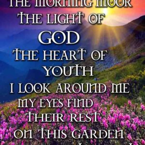 "Flower Of The West" - Runrig - Framed Lyrics Wall Art Design