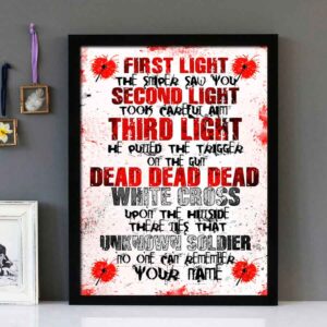 "Third Light" - The Alarm - Framed Lyrics Wall Art Design