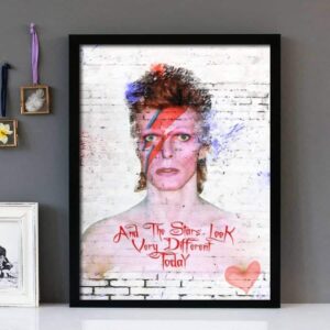 David Bowie Quoted Design- Framed Wall Art Design
