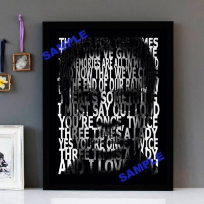 lionel-ritchie-three-times-a-lady-copy Lionel Ritchie Framed Lyrics Art