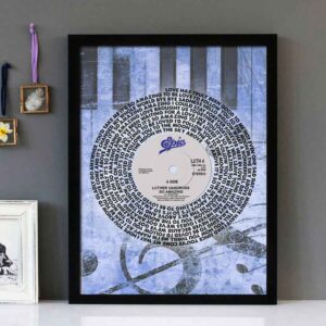 "So Amazing" - Luther Vandross - Framed Lyrics Wall Art Design