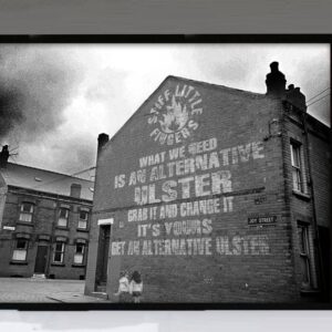 "Alternative Ulster" - Stiff Little Fingers - Framed Lyrics Wall Art Design