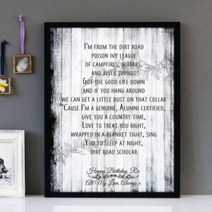 "Your Spirit's Alive" Dropkick Murphys - Framed Lyrics Wall Art