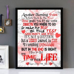 "Good Riddance" Green Day - Framed Lyrics Wall Art