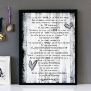 "I'll Make Love To You" - Boyz II Men - Framed Lyrics Wall Art